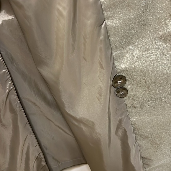 Worthington Essentials Greenish-Grey Unisex Trench Coat - Picture 8 of 11